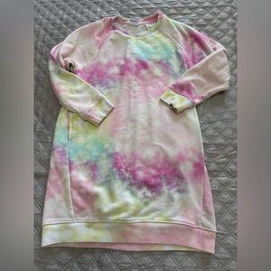 EUC maybe worn once Tie-Dye Long Sleeve Dress